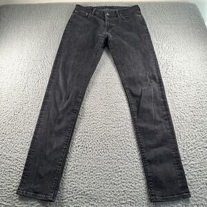 Abercrombie & Fitch Jeans Mens 30x34(30x33 Fit)Rustin Athletic Slim Black
